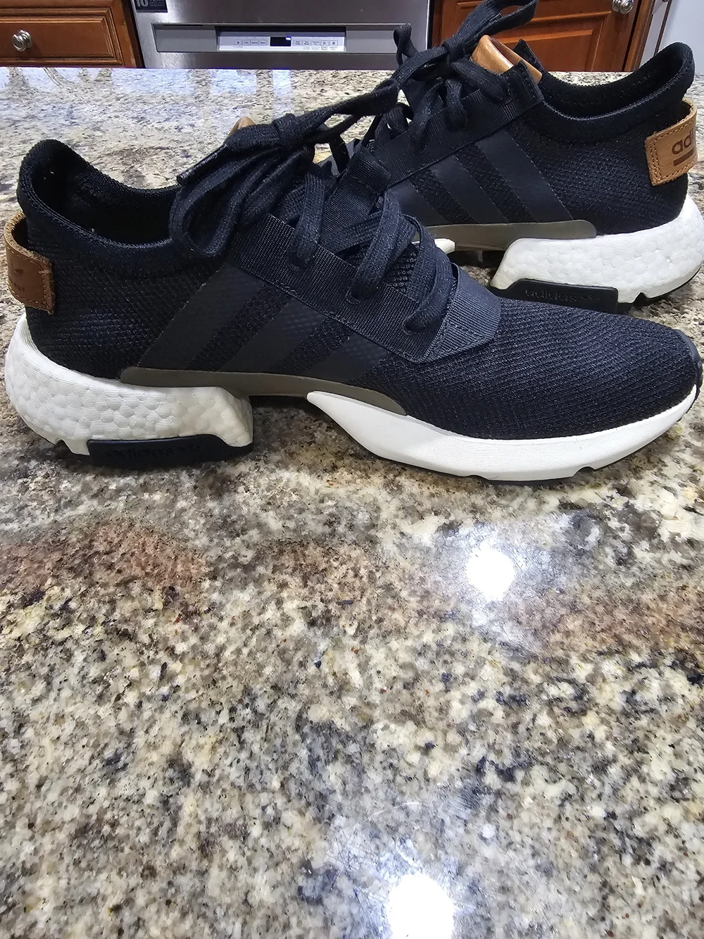 Adidas Men's Shoes P.O.D. S3.1 Core Black Timber Size 9.5 G54741